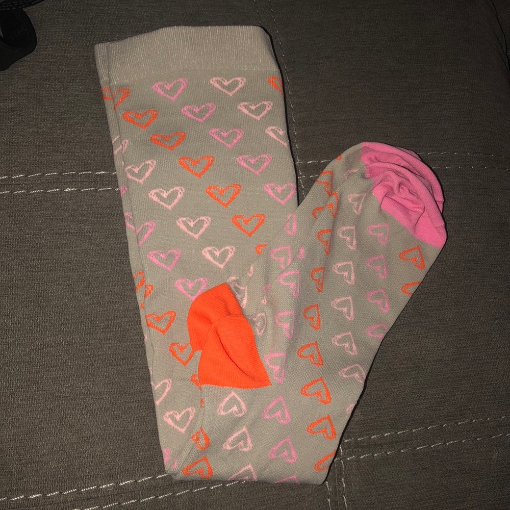 Compression sock stocking nurse hearts L XL